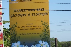 Spanduk + Billboard ucapan selamat Hari Raya Galungan dan 