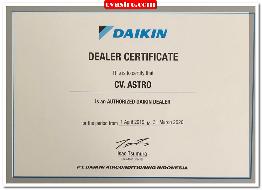 Dealer Resmi AC Daikin Surabaya dan sekitarnya